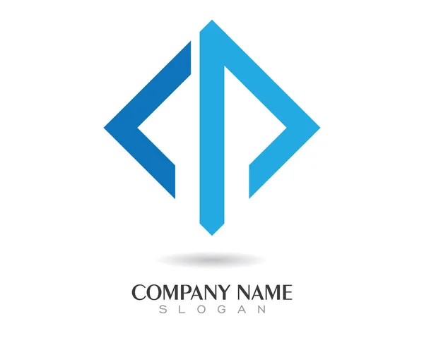 Plantilla de logotipo de flecha — Vector de stock