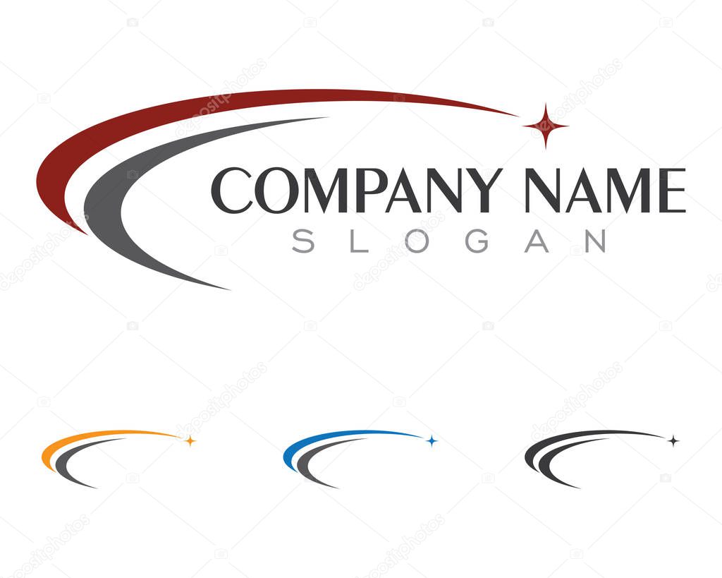 Business corporate logo design template
