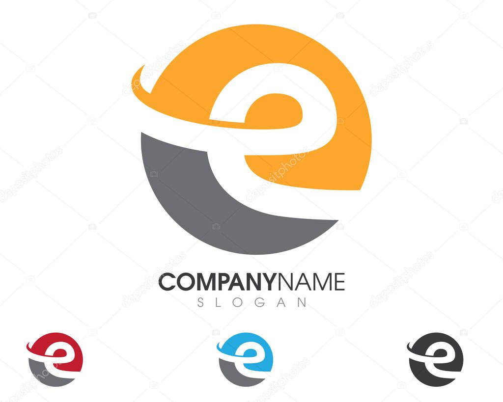 E Letter Business corporate Logo Template
