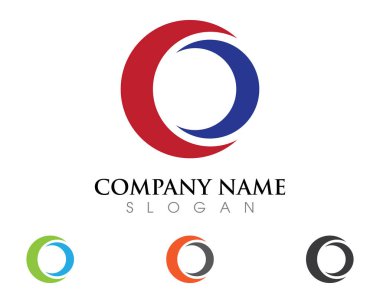 C Harfi Logo Şablonu vektör simgesi tasarımı