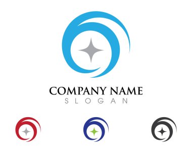 Yıldız logo şablonu