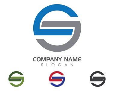 S Harfi Logo şablonu
