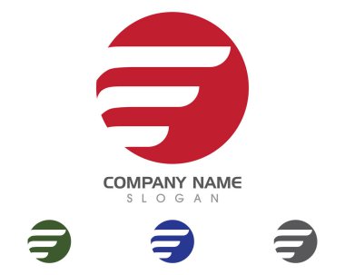 E mektup daha hızlı Logo şablonu