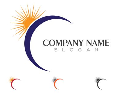 C Harfi Logo Şablonu vektör simgesi tasarımı