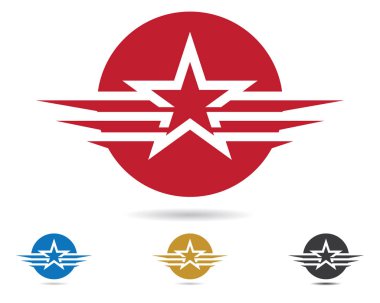 Yıldız logo şablonu