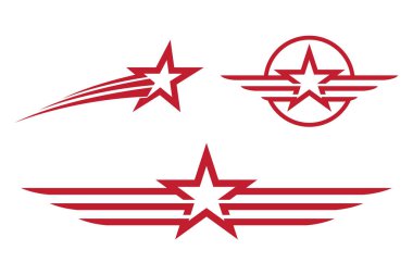 Yıldız logo şablonu