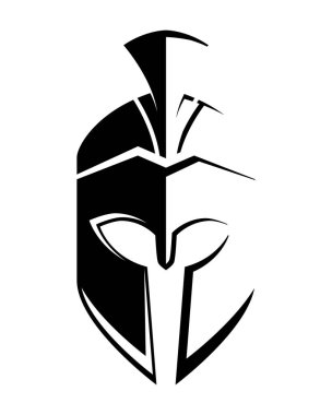 Spartalı Gladyatör Logo Şablonu
