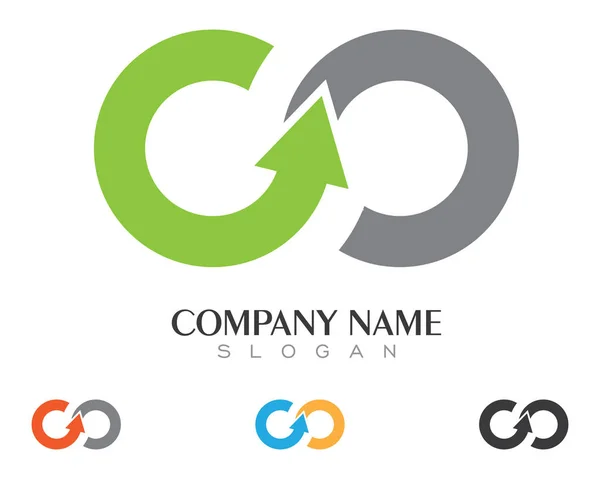 C Letter Logo Template — Stock Vector