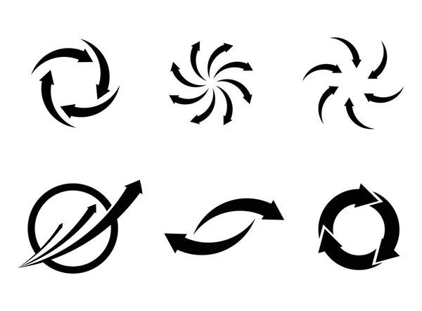 Pijlen pictogram vector illustratie ontwerp — Stockvector