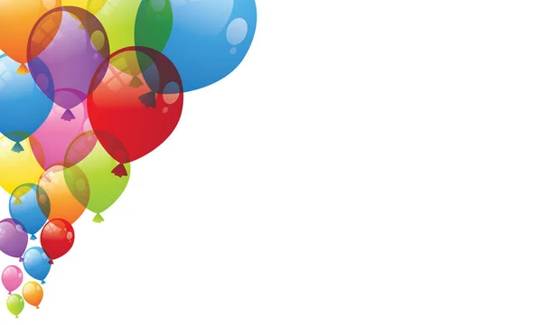 Εορταστική μπαλόνια που φέρουν διάνυσμα — Διανυσματικό Αρχείο