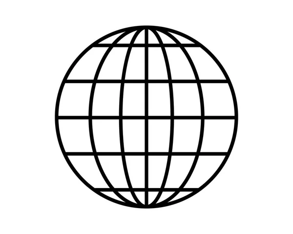 Icono mundial vector — Archivo Imágenes Vectoriales