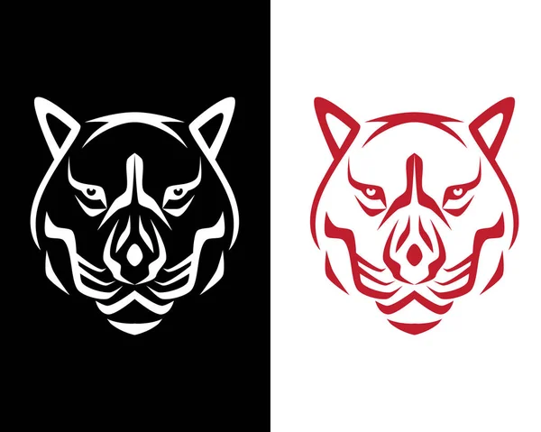 Plantilla de logotipo de tigre — Vector de stock