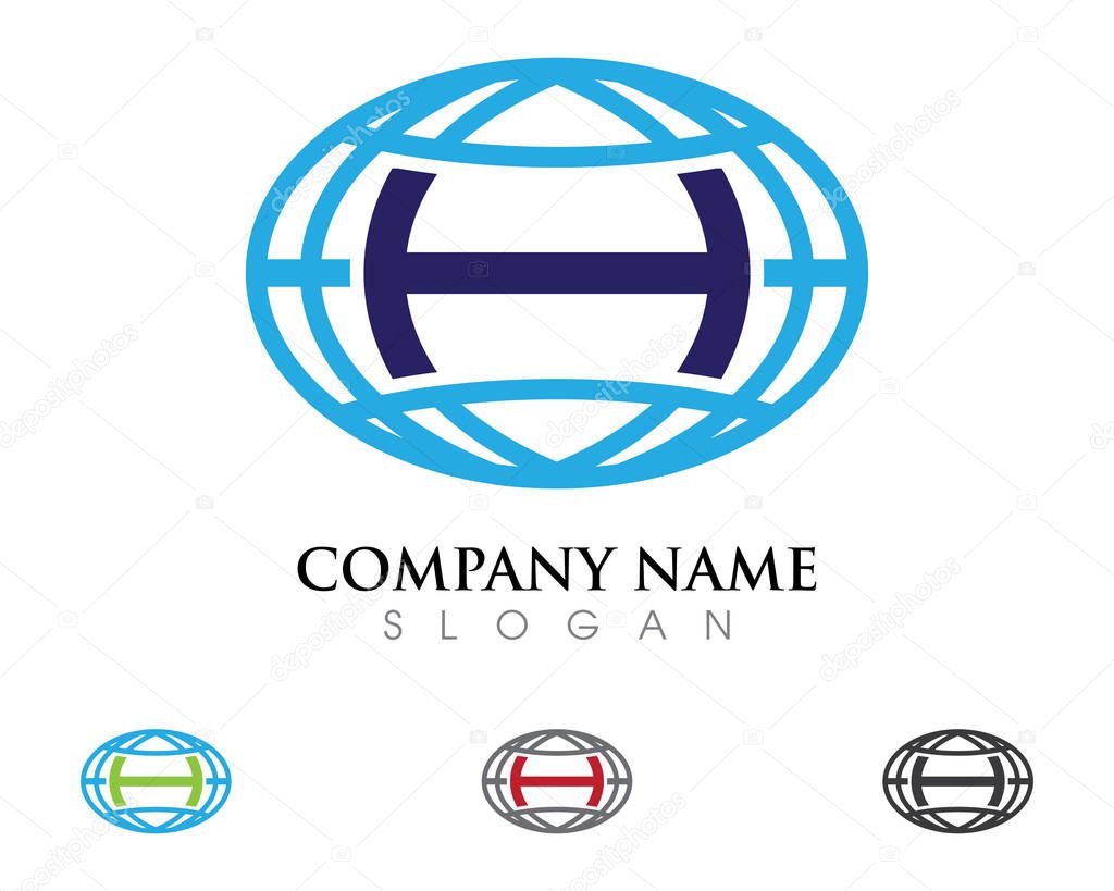 Universe Logo Template vector illustration
