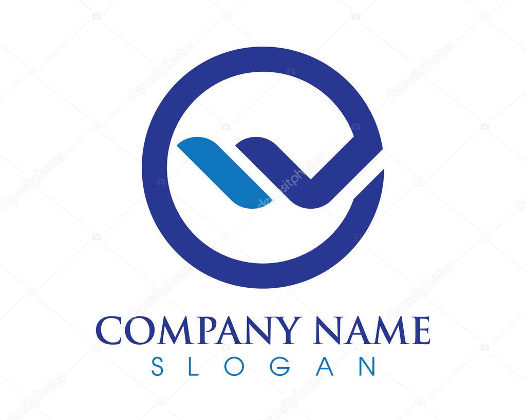 Water Wave symbol and icon Logo Template vector