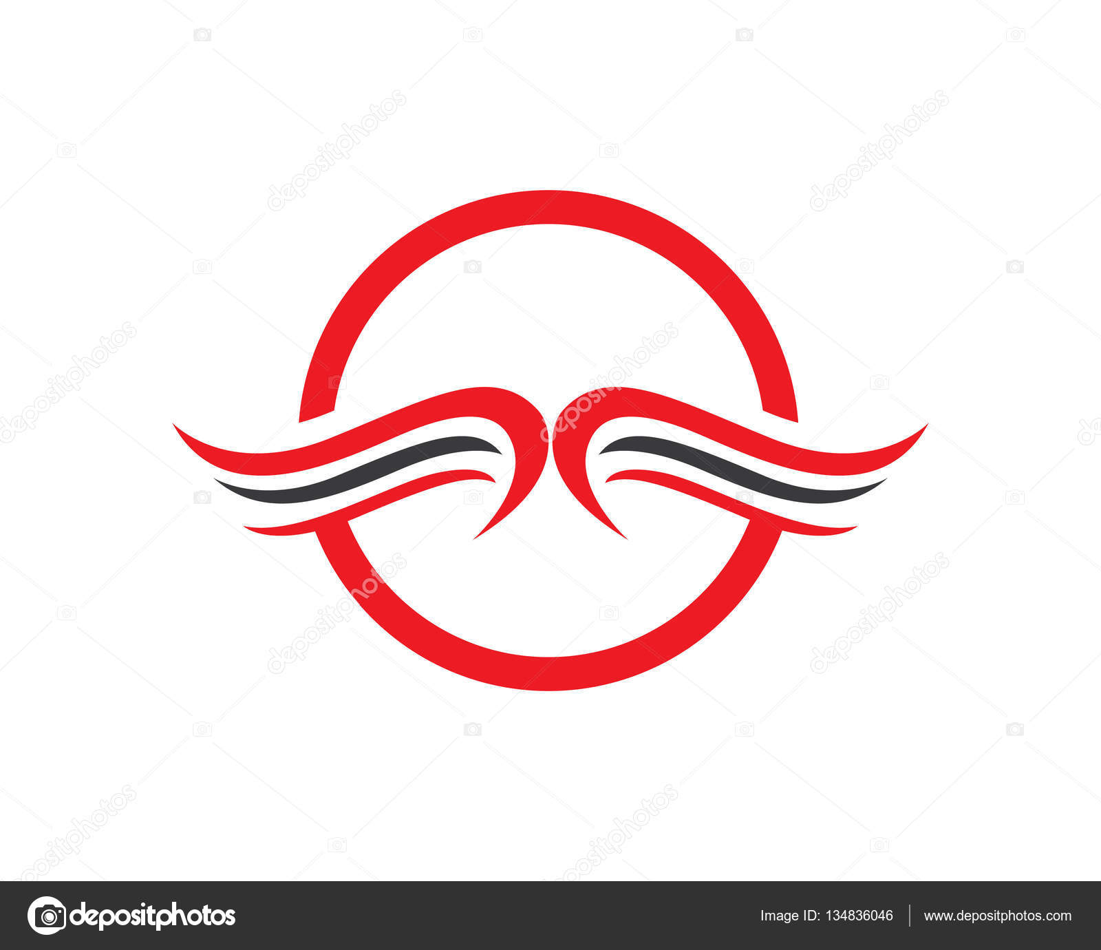 翼のロゴのテンプレート ベクトル アイコン デザイン ストックベクター C Elaelo