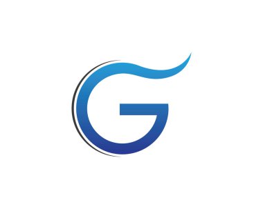 G Harfi Logo Şablonu 