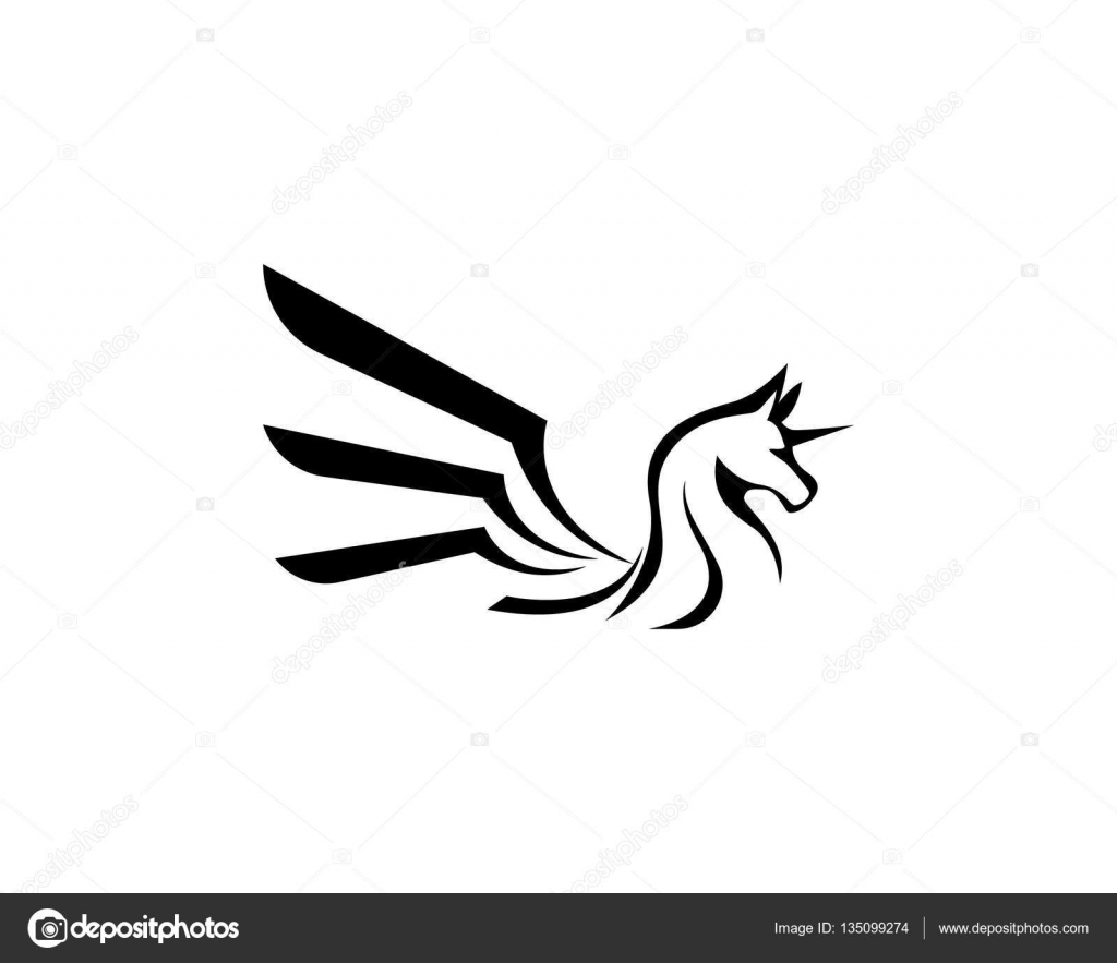페가수스 Vector Logo Template 스톡 벡터 - ©elaelo 135099274 페가수스 Vector Logo Template