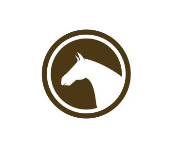 At Logo Şablonu Vektörü