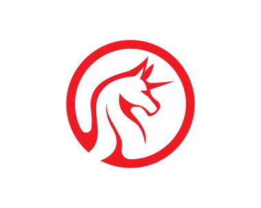 Pegasus Vektör Logo Şablonu