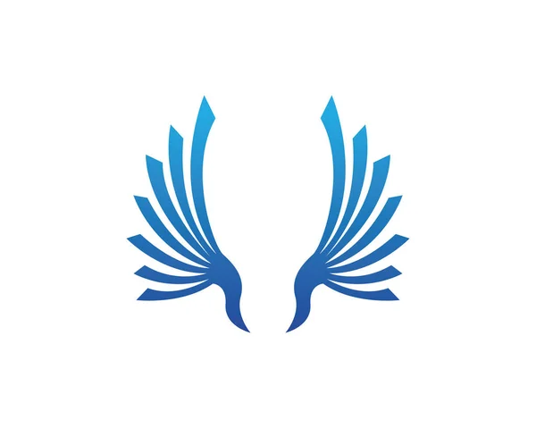 Plantilla de logotipo Wing — Vector de stock