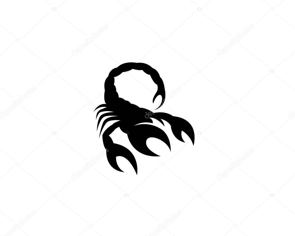 Scorpion Logo Template Vetor illustration