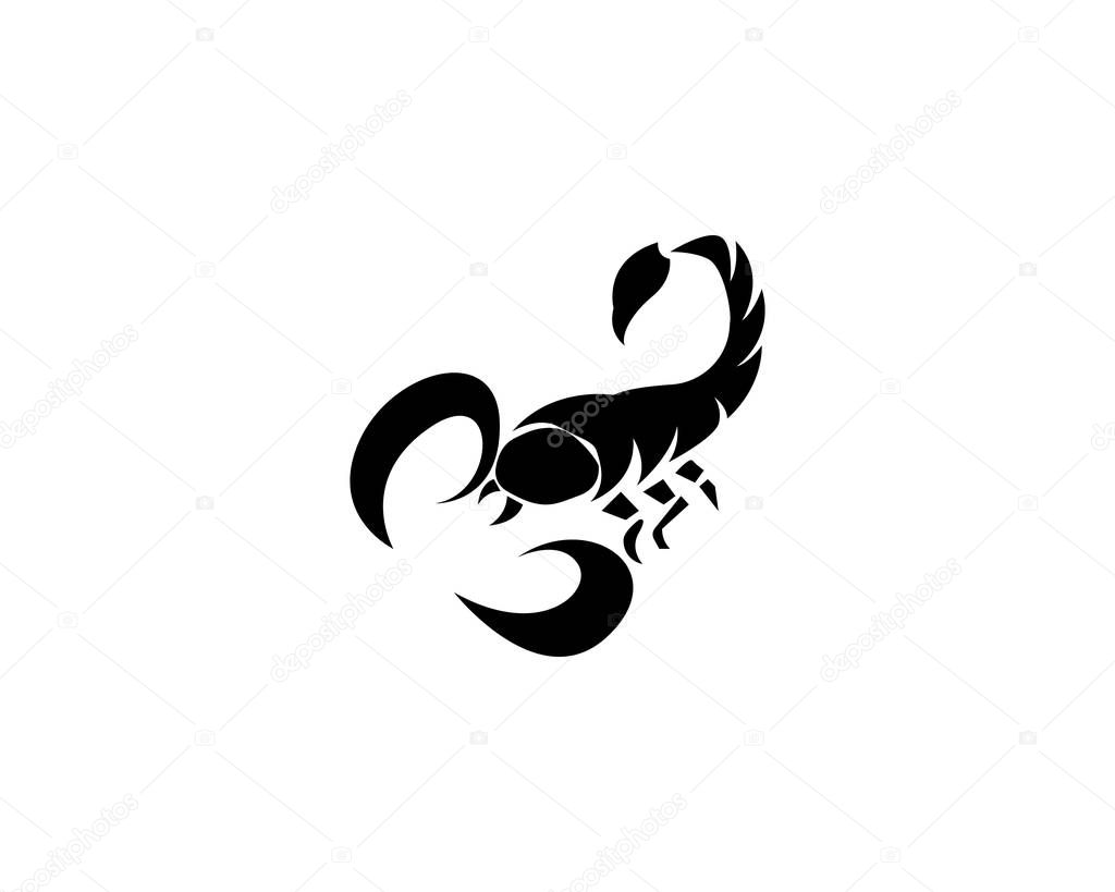 Scorpion Logo Template Vetor illustration