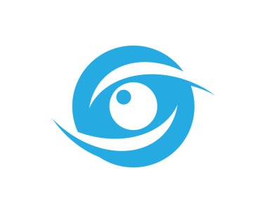 Göz Bakımı vektör logosu tasarımı