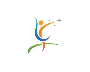 Sağlıklı Yaşam Logosu şablonu