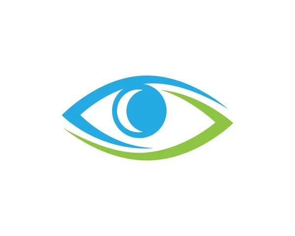 Eye Care Vektor Logo Design — Stockvektor