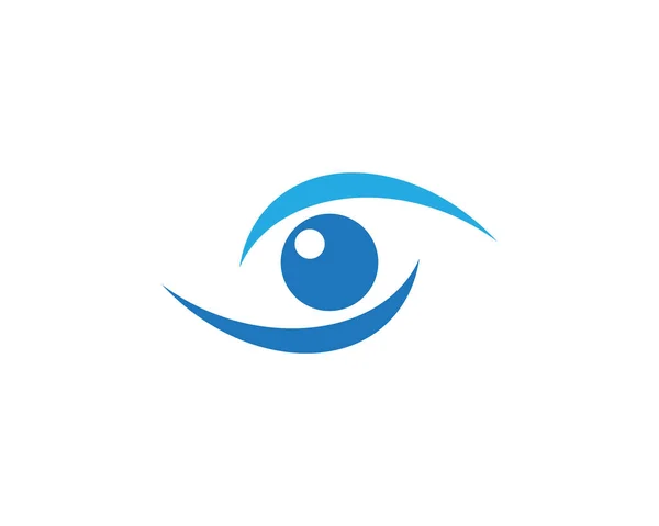 Návrh vektorového loga Eye Care — Stockový vektor