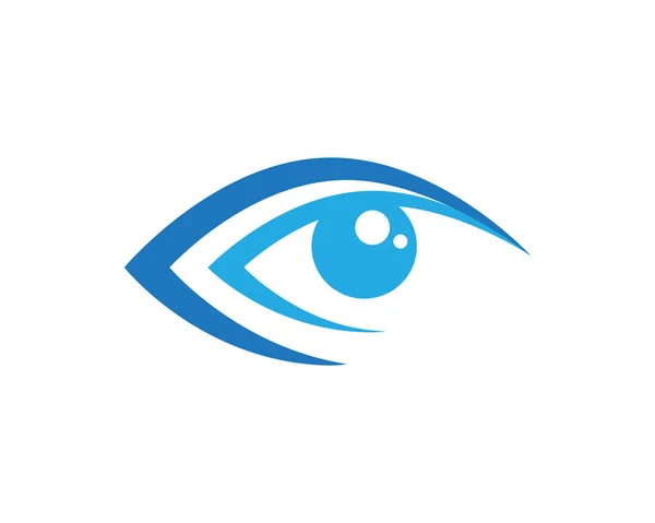 Σχεδιασμός λογότυπου φορέα φροντίδας ματιών — Διανυσματικό Αρχείο
