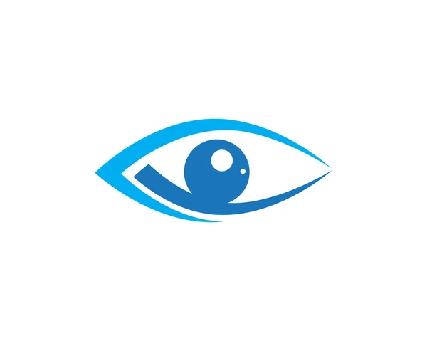 Göz Bakımı vektör logosu tasarımı — Stok Vektör