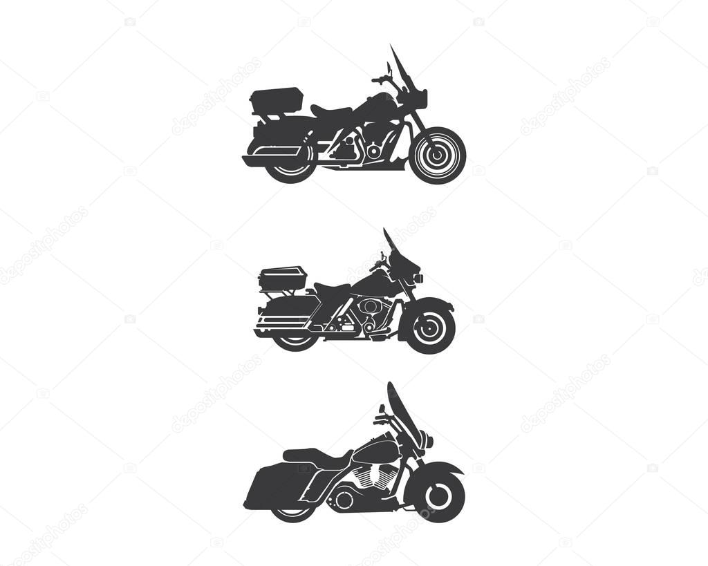 harley davidson.american style motorcycle