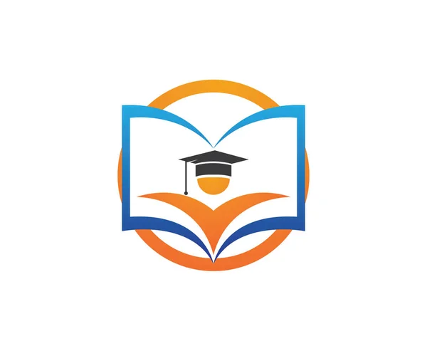 Шаблон логотипа образования — стоковый вектор