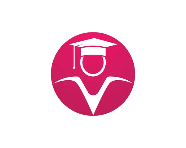 Modelo de logotipo educação — Vetor de Stock