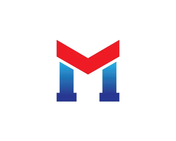 Modelo de design de logotipo da letra M —  Vetores de Stock