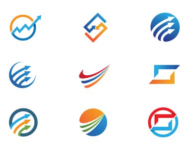 İş Finans logo ve şablon