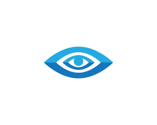 Σχεδιασμός λογότυπου φορέα φροντίδας ματιών — Διανυσματικό Αρχείο