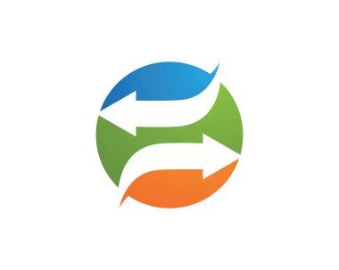 Oklar vektör Logo şablonu