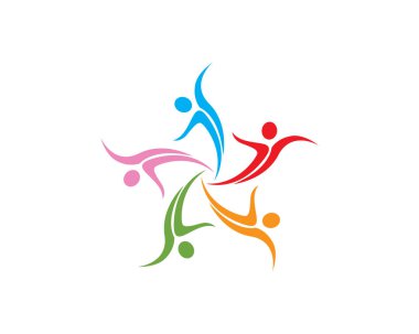 Sağlık insan bakım logosu