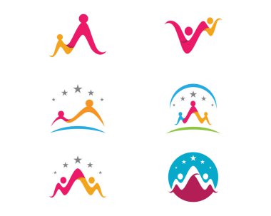 toplum hizmeti Logo şablonu
