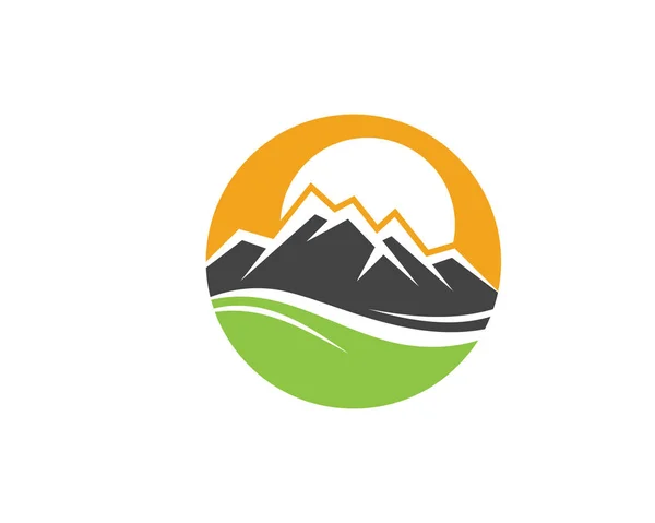 Plantilla Logo Montañas — Vector de stock