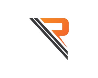 Mektup logo şablonu vektör simge