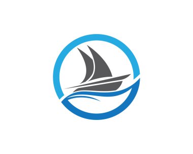 yolcu gemisi Logo şablonu