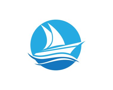 yolcu gemisi Logo şablonu