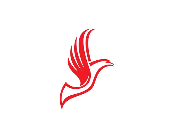 Falcon Logo plantilla — Vector de stock