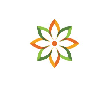Güzellik Lotus Logo şablonu