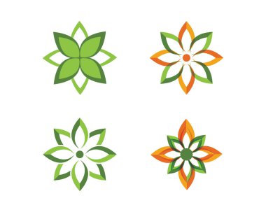 Güzellik Lotus Logo şablonu