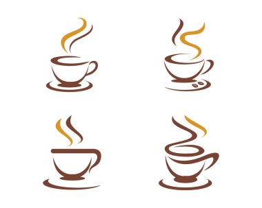 Kahve ve çay içecek logosu