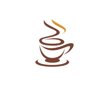 Kahve ve çay içecek logosu